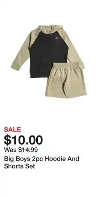 TJ Maxx Big Boys 2pc Hoodie And Shorts Set offer