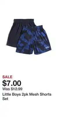 TJ Maxx Little Boys 2pk Mesh Shorts Set offer