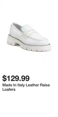 TJ Maxx Made In Italy Leather Raisa Loafers offer