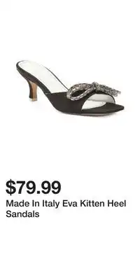 TJ Maxx Made In Italy Eva Kitten Heel Sandals offer