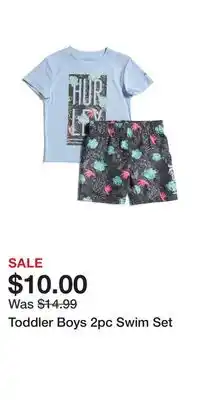 TJ Maxx Toddler Boys 2pc Swim Set offer