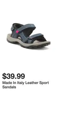 TJ Maxx Made In Italy Leather Sport Sandals offer