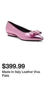 TJ Maxx Made In Italy Leather Viva Flats offer