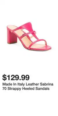 TJ Maxx Made In Italy Leather Sabrina 70 Strappy Heeled Sandals offer