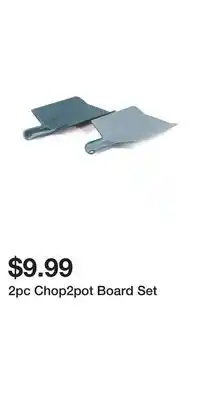 TJ Maxx 2pc Chop2pot Board Set offer