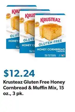 Sam's Club Krusteaz Gluten Free Honey Cornbread & Muffin Mix, 15 oz., 3 pk offer