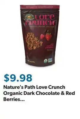 Sam's Club Nature's Path Love Crunch Organic Dark Chocolate & Red Berries Granola, 32 oz offer