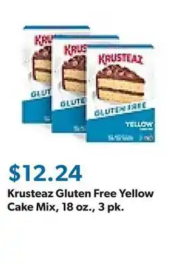 Sam's Club Krusteaz Gluten Free Yellow Cake Mix, 18 oz., 3 pk offer