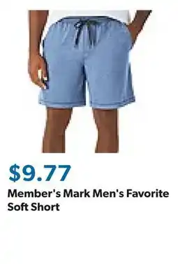 Sam's Club Member's Mark Men's Favorite Soft Short offer