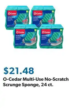 Sam's Club O-Cedar Multi-Use No-Scratch Scrunge Sponge, 24 ct offer