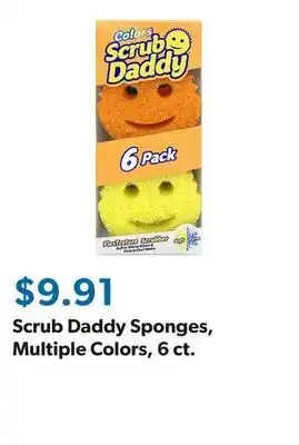 Sam's Club Scrub Daddy Sponges, Multiple Colors, 6 ct offer