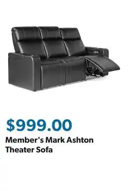 Sam's Club Member's Mark Ashton Theater Sofa offer