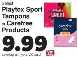 Harris Teeter Playtex Sport Tampons offer