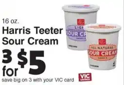 Harris Teeter Harris Teeter Sour Cream offer