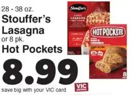 Harris Teeter Stouffer's Lasagna offer