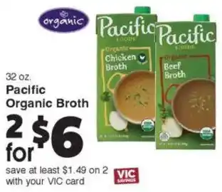 Harris Teeter Pacific Organic Broth offer