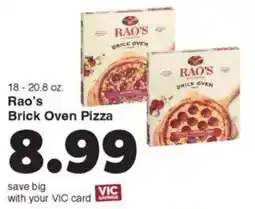 Harris Teeter Rao's Brick Oven Pizza offer