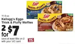 Harris Teeter Kellogg's Eggo Thick & Fluffy Waffles offer