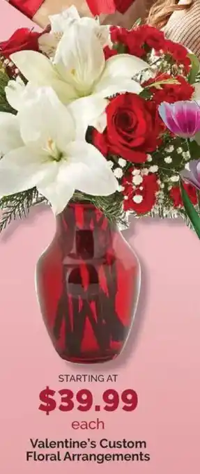 Harris Teeter Valentine's Custom Floral Arrangements offer