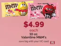 Harris Teeter Valentine M&M's offer