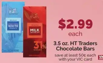 Harris Teeter HT Traders Chocolate Bars offer