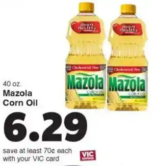 Harris Teeter Mazola Corn Oil offer