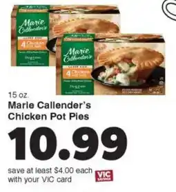 Harris Teeter Marie Callender's Marie Callender's Chicken Pot Pies offer