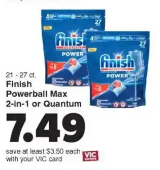 Harris Teeter Finish Powerball Max 2-in-1 or Quantum offer