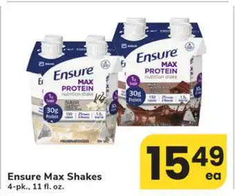 ACME Ensure Max Shakes offer