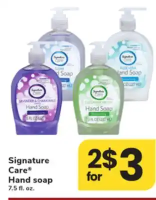 ACME Signature Care Hand soap offer