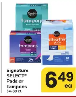 ACME Signature SELECT Pads or Tampons offer