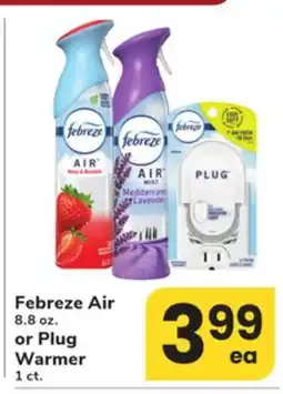 ACME Febreze Air 8.8 oz. or Plug Warmer 1 ct offer