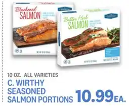 Kings Food Markets C. WIRTHY SEASONED SALMON PORTIONS offer