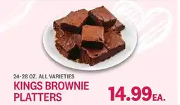 Kings Food Markets KINGS BROWNIE PLATTERS offer