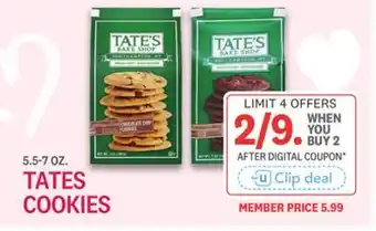 Kings Food Markets TATES COOKIES offer