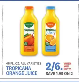 Kings Food Markets TROPICANA ORANGE JUICE offer