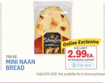 Kings Food Markets MINI NAAN BREAD offer