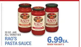 Kings Food Markets RAO'S PASTA SAUCE offer