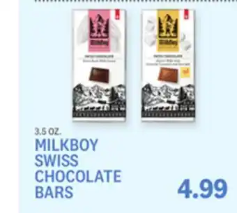 Kings Food Markets MILKBOY SWISS CHOCOLATE BARS offer