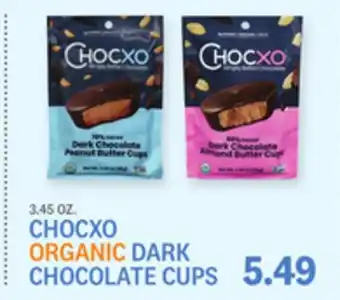 Kings Food Markets CHOCXO ORGANIC DARK CHOCOLATE CUPS offer