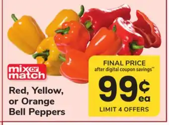 ACME Red, Yellow, or Orange Bell Peppers offer