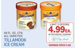 Kings Food Markets TILLAMOOK ICE CREAM offer