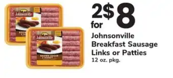 ACME Johnsonville Breakfast Sausage Links or Patties offer