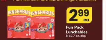 ACME Fun Pack Lunchables offer