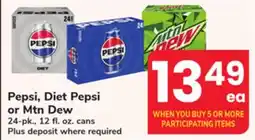 ACME Pepsi, Diet Pepsi or Mtn Dew offer