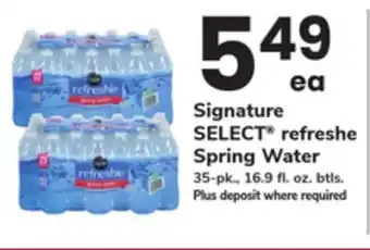 ACME Signature SELECT refreshe Spring Water offer