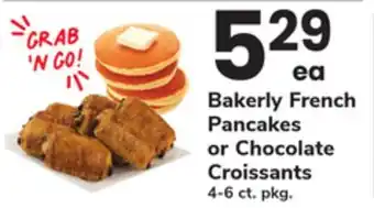 ACME Bakerly French Pancakes or Chocolate Croissants offer