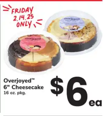 ACME Overjoyed 6 Cheesecake offer