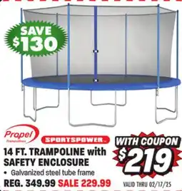 Big 5 Sportspower 14' Trampoline with Safety Enclosure offer