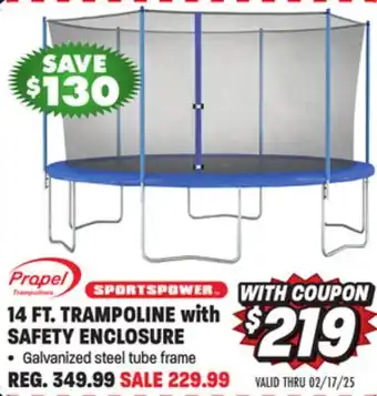 Big 5 Sportspower 14' Trampoline with Safety Enclosure offer